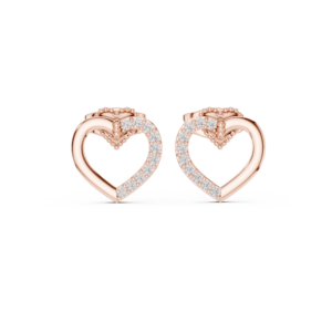 Kiara Heart Luxe Studs